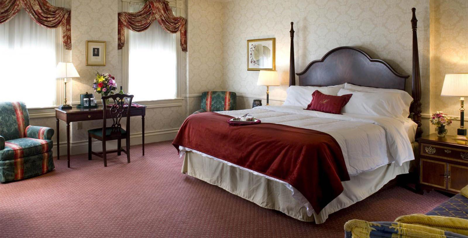 Image of Guestroom at General Morgan Inn & Conference Center, 1884, Member of Historic Hotels of America, in Greeneville, Tennessee, Location Map